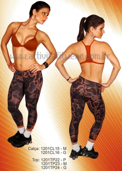 Calça Leg Ferrugem Tam M